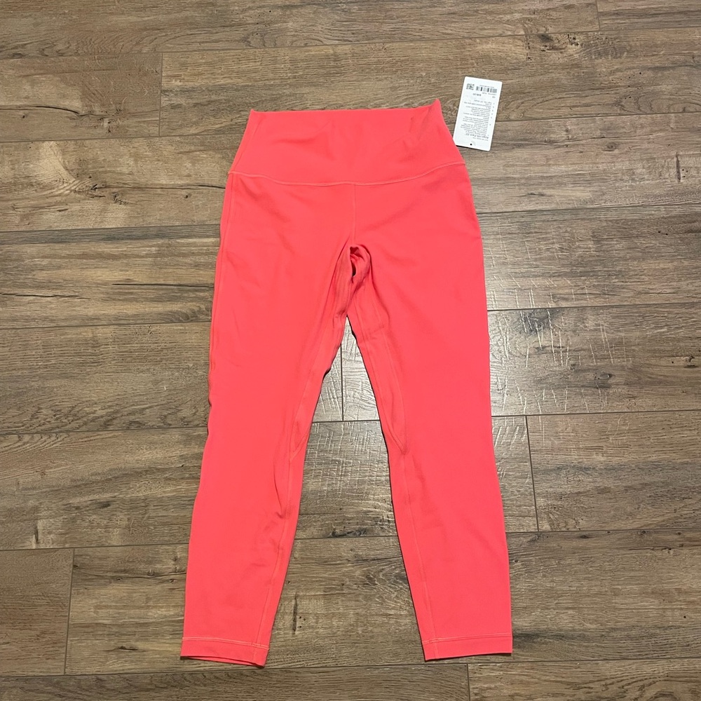 NWT Lululemon Align 25” Coral Leggings